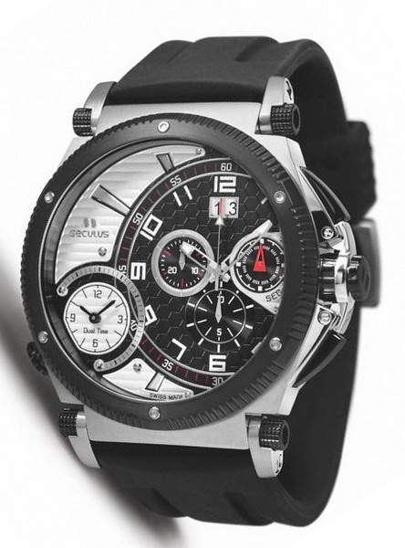 часы 4500.2.504 white-black, ss-ibp, silicon