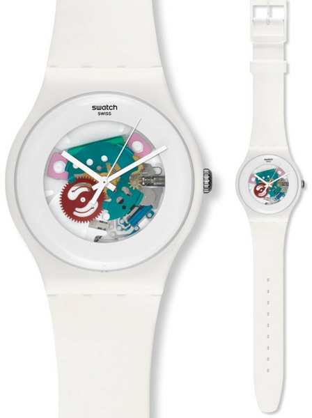 Swatch Skeleton белые