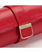 шкатулка для часов 213972 Palermo Double Watch Roll With Jewelry Pouch - Red