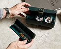 шкатулка для часов 792941 British Racing Triple Watch Roll with Capsule Green